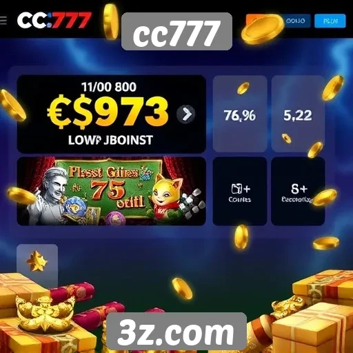 Promoções e bônus disponíveis no cc777